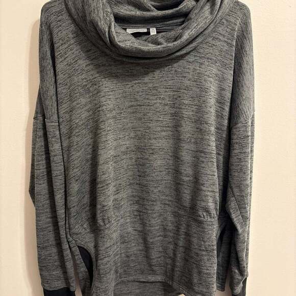 Athleta Tops - Athleta Cowl Neck Pullover Sweatshirt Gray Heather